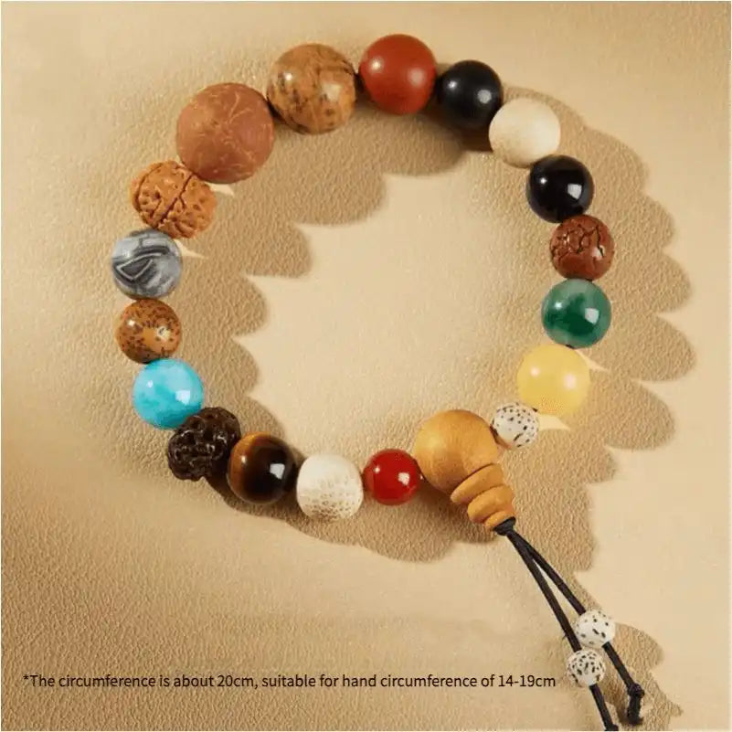 Sacred 18 Bodhi Seed Bracelet | Ancient Wisdom Beads for Inner Harmony & Spiritual Awakening size