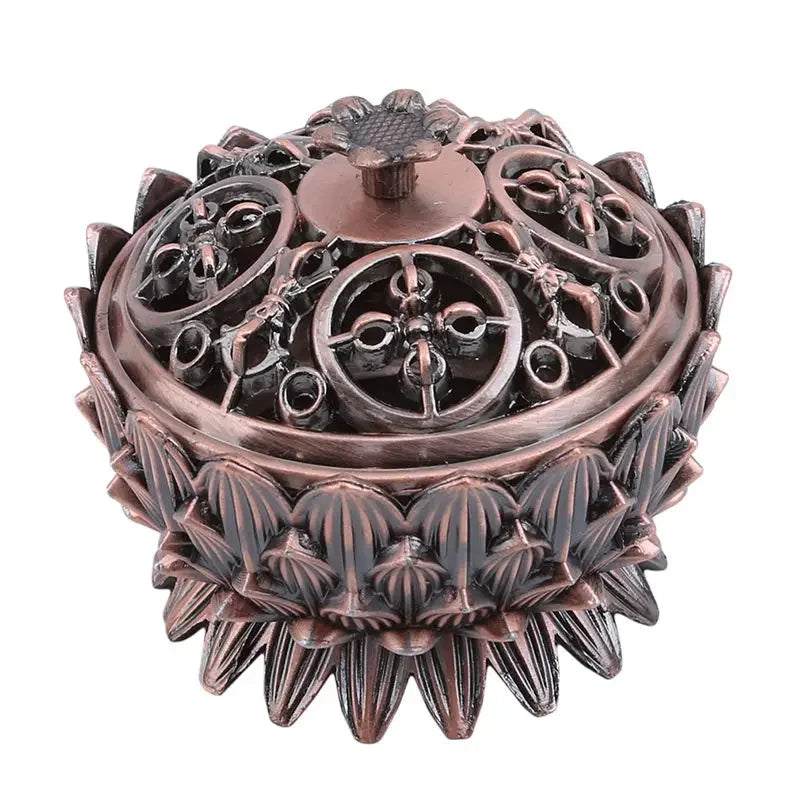 Eternal Zen Lotus Incense Burner top
