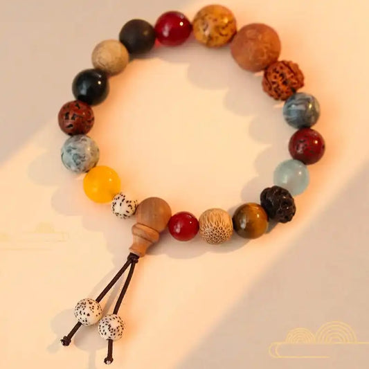 Sacred 18 Bodhi Seed Bracelet | Ancient Wisdom Beads for Inner Harmony & Spiritual Awakening
