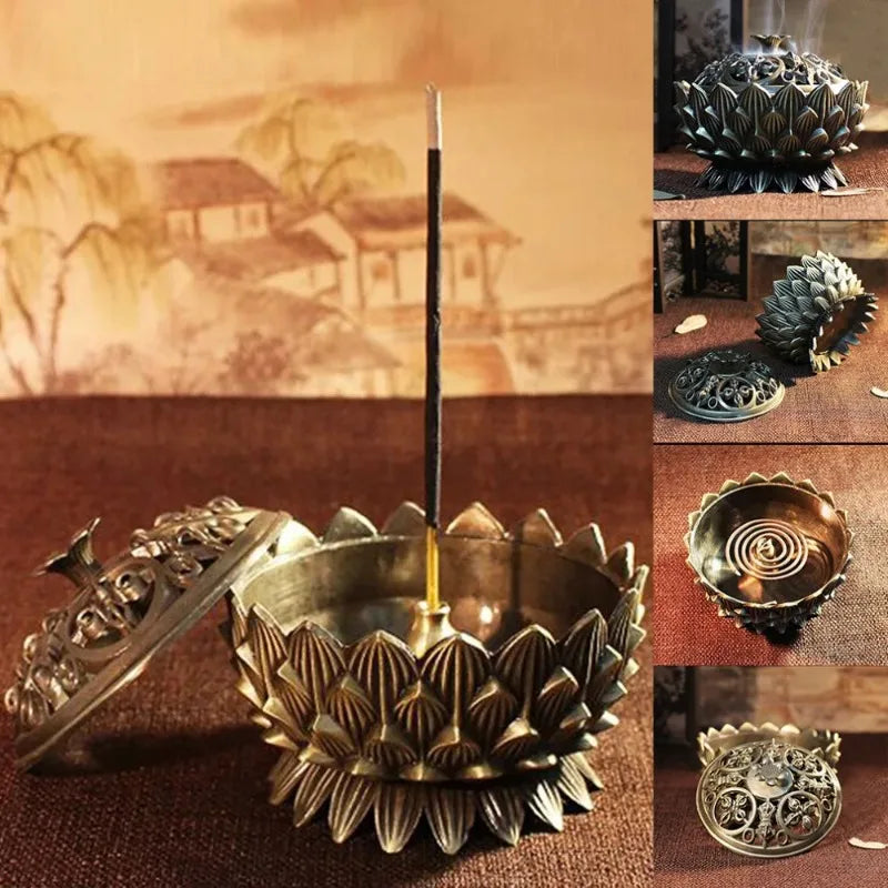 Eternal Zen Lotus Incense Burner